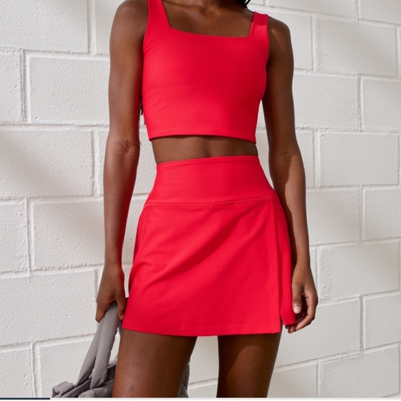 NWT abercrombie YPB sculptLUX lined wrap skirt. sz XL black - Picture 2 of 4